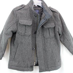 Gap Kids Heather Grey Wool Coat Boys Small